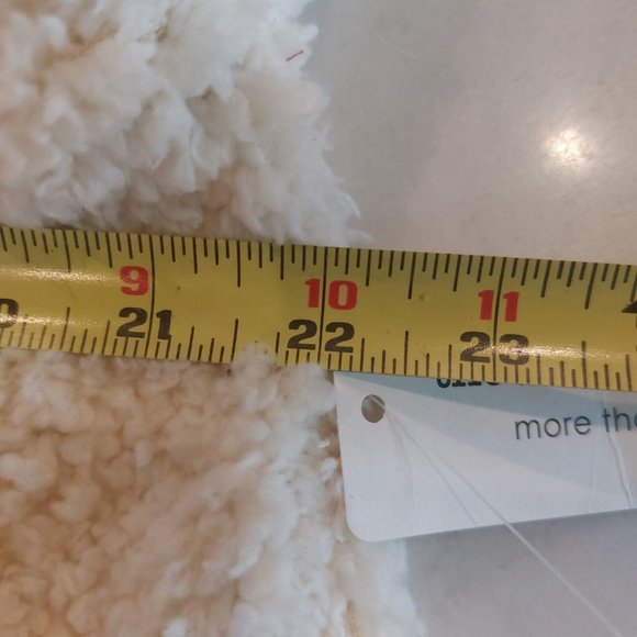 The Sweatshirt Project Women's XL Cream‎ Sherpa Faux Shearling Button Up Jacket - Picture 8 of 10